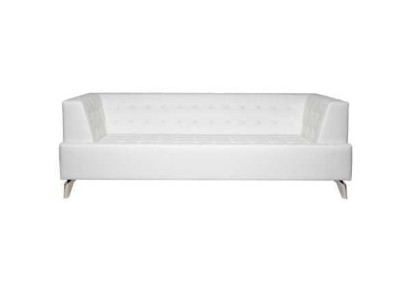 White Two-seater Luxury Sofa Modern 2-Seater Club Sofa Lounge Couch new